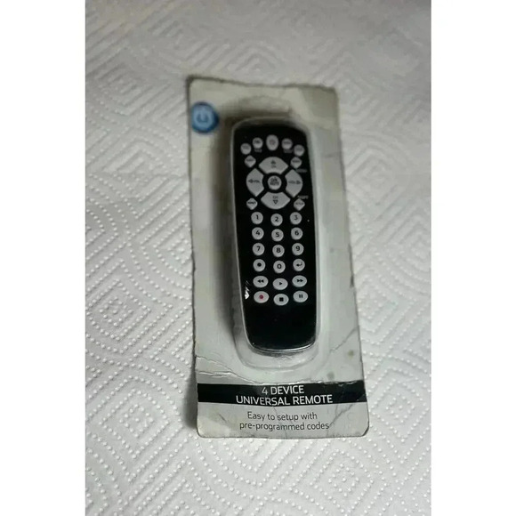 Onn 4 Device Universal Remote Control ONB13AV004 Easy Setup TV DVD Receiver NEW - Picture 1 of 9